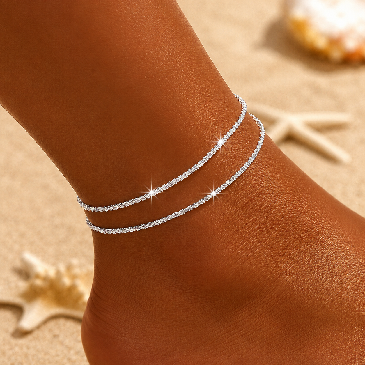 925 Sterling Silver Anklet Bracelets
