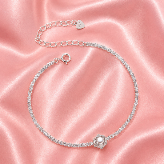 925 Sterling Silver Zircon Bracelet