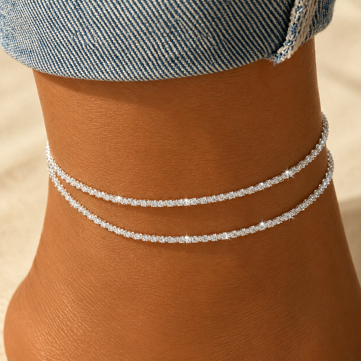 925 Sterling Silver Anklet Bracelets