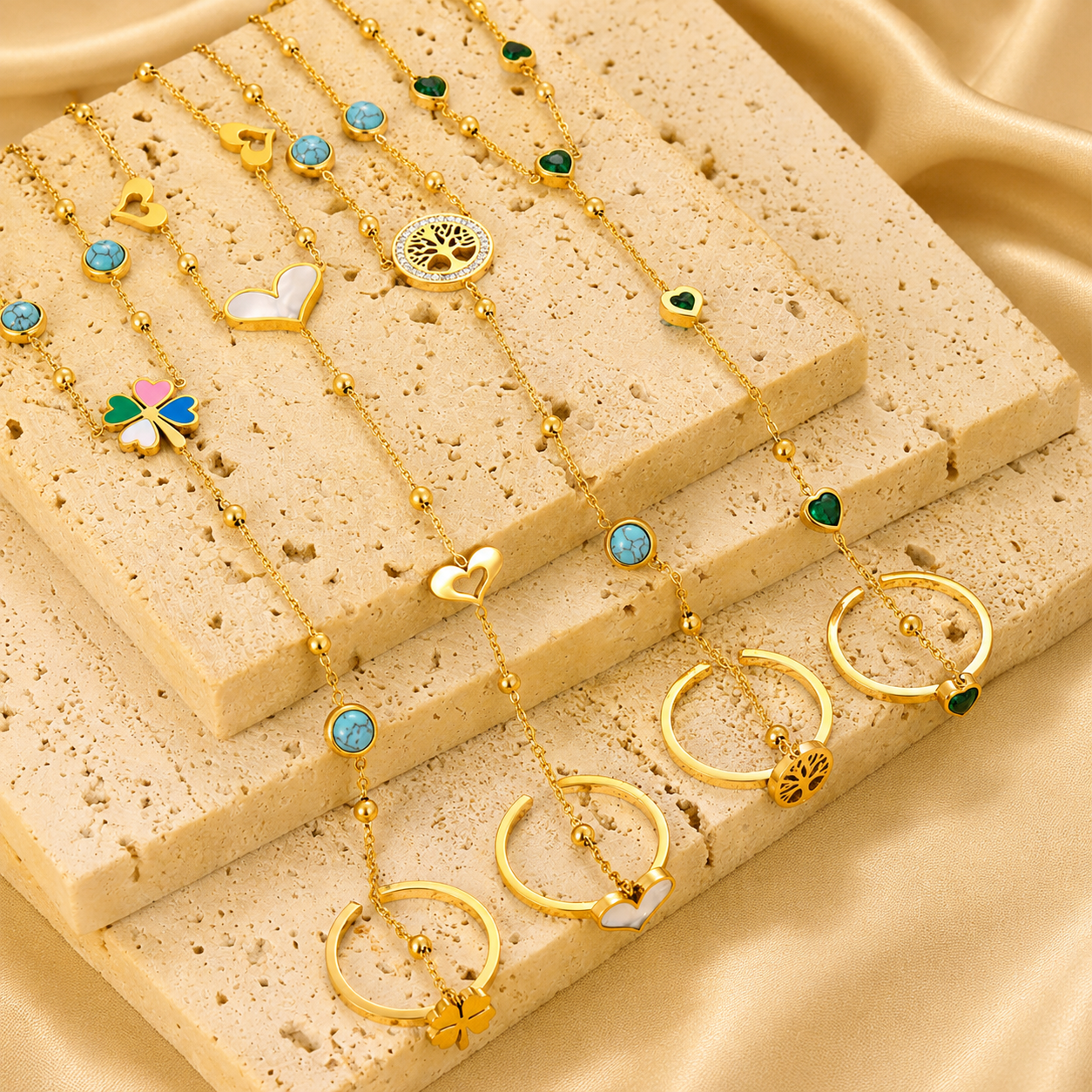 18K Gold-Plated Chain Bracelet