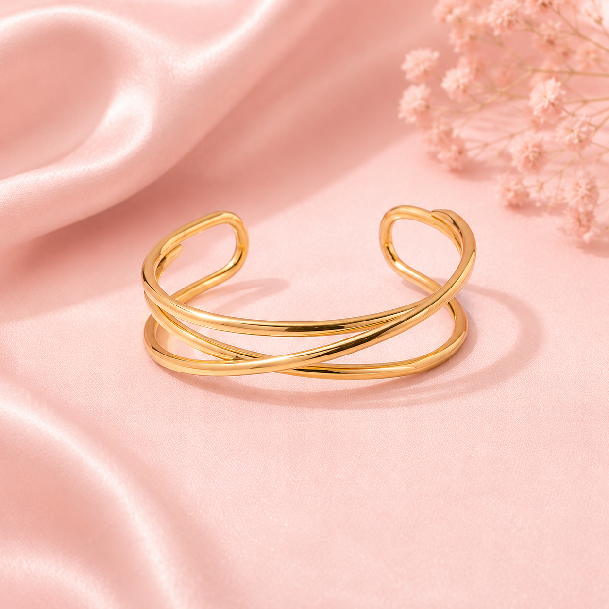 Minimalist Stainless Steel Cuff Bracelet